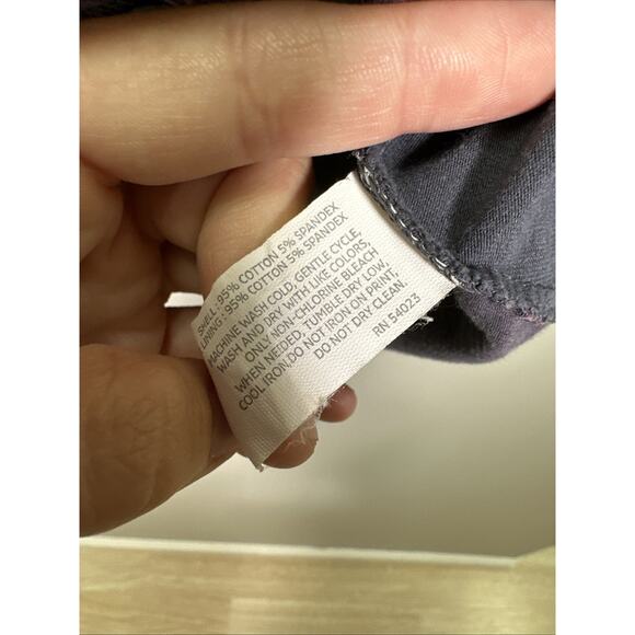 Old Navy Tank Top Womens M Babydoll Butterfly Gray‎ Purple Pink Y2K Cotton - Picture 5 of 8